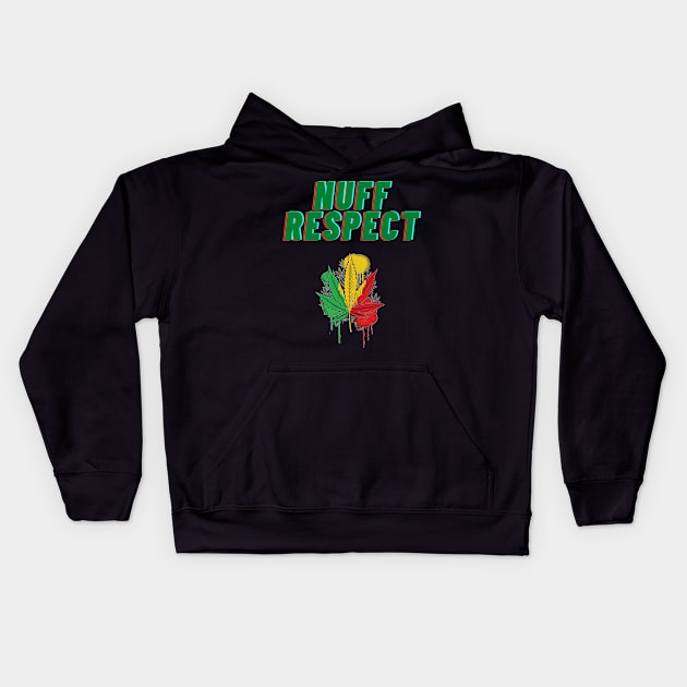 Nuff Respect Kids Hoodie by D3monic